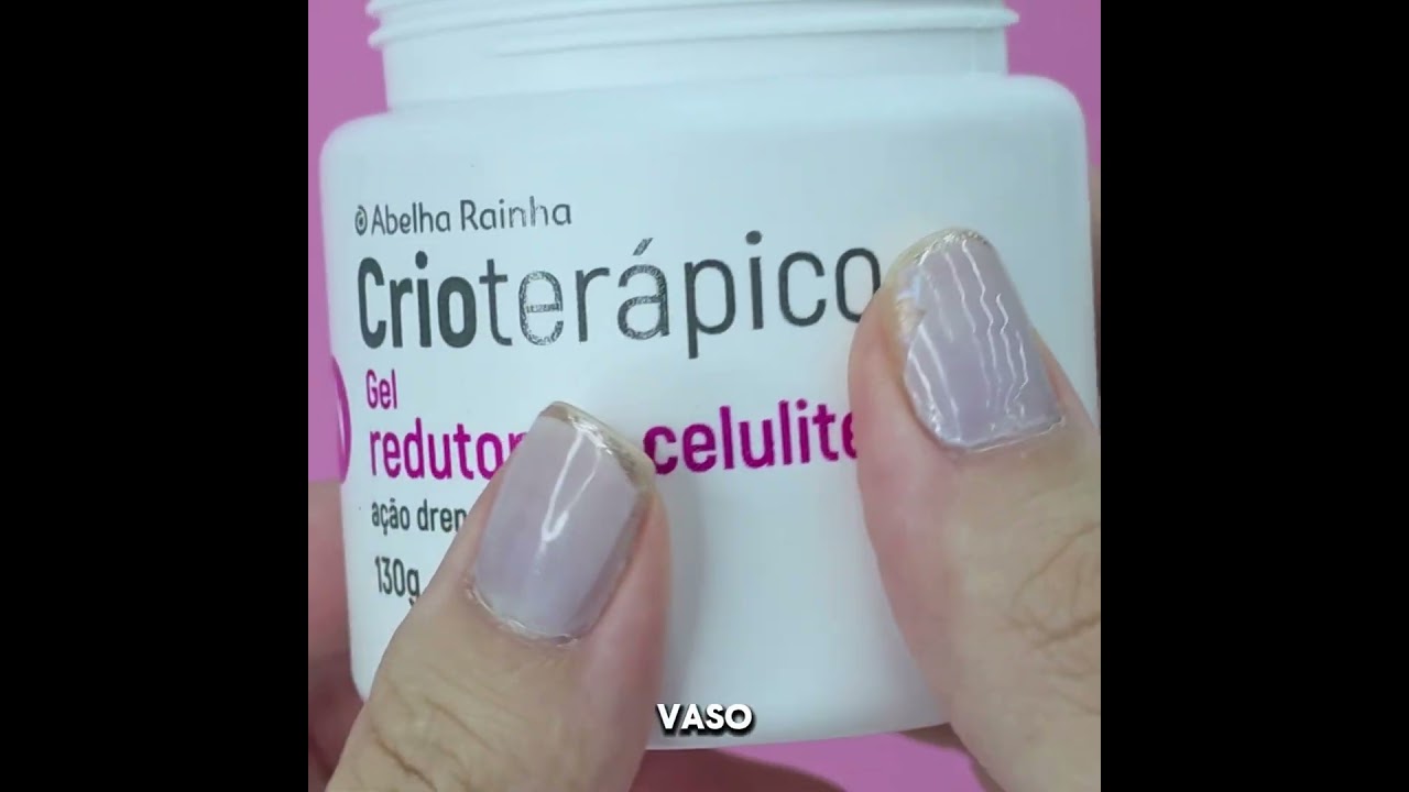 Gel Redutor de Celulite Ação Drenante Crioterápico Abelha Rainha 130g