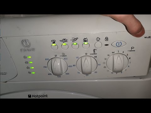 Hotpoint indesit WIL 82 - Cotton 60°С prog. 2 (part 1(NEW VIDEOS!))