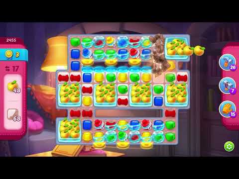 Homescapes Level 2455 Very Hard (No boosters) / Уровень 2455 Очень Сложный (Без бустеров) 30.04.2022