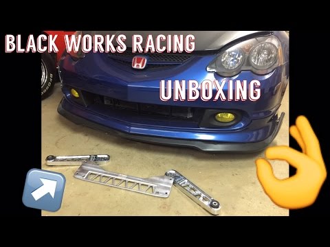 JDM RSX Unboxing - Black Works Racing LCA and Subframe Brace