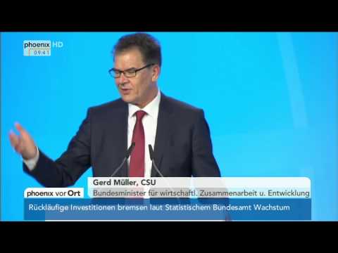 EINEWELT-Zukunftsforum: Angela Merkel und Gerd Müller über Entwicklungszusammenarbeit am 24.11.2014