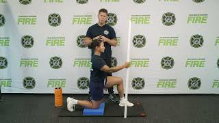 Half Kneel Flexor To Hamstring Stretch thumbnail