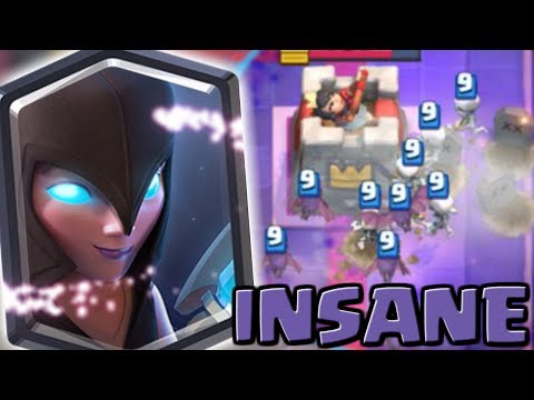 NIGHTYARD!! | Night Witch Graveyard Deck | Clash Royale Grand Challenge 12 Wins