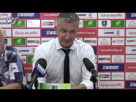 KONFERENCJA PRASOWA PO MECZU SIARKA TARNOBRZEG - WISŁA PUŁAWY 2:4 (2:2)