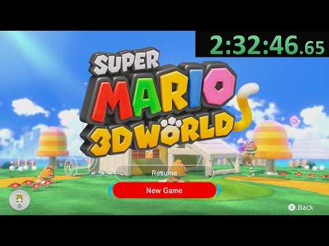 Speedrunning Super Mario 3D World for the First Time