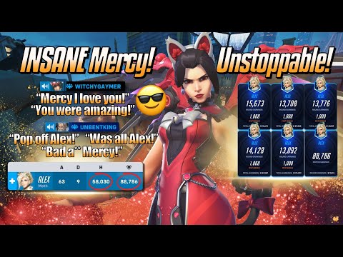 INSANE Mercy! Unstoppable! 😎 - Mercy Stadium Gameplay - Overwatch 2 (Season 19)