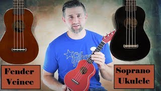 Video thumbnail for Fender Ukulele Venice Soprano Demo by C. A. House Music