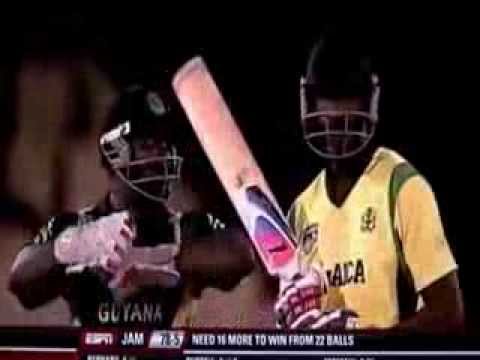 Andre Russell, 20 from 7 balls, Jamaica vs Guyana 2013