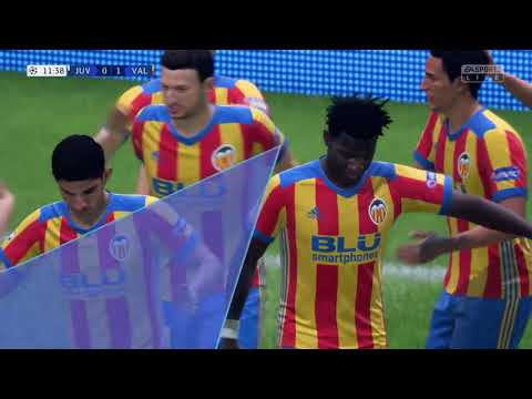 Juventus 0-2 Valencia - 0-1 GOAL: Michy Batshuayi