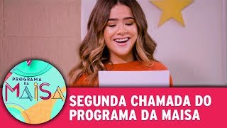 Segundo teaser do Programa da Maisa