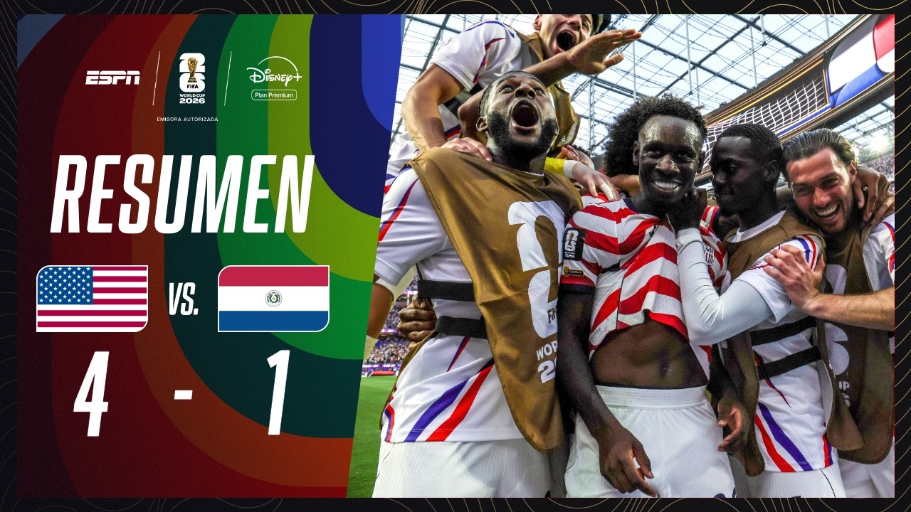 PARAGUAY SUFRIÓ EL DEBUT Y FUE GOLEADO POR EE. UU. | Estados Unidos 4-1 Paraguay | RESUMEN | M4