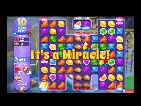 Wonka's World of Candy Level 838 NO BOOSTERS - A S GAMING ✔