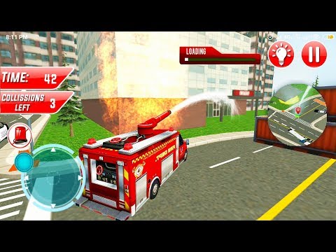 New York Fire Rescue Simulator 2019 | Real Life Fire Truck  Android Games Siren