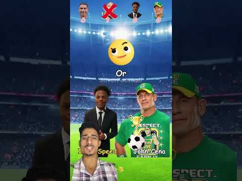 The Rock Ronaldo! vs John Cena #football #soccer #fifa