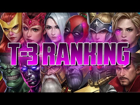 All T-3 Ranking MFF 6.2 - MARVEL Future Fight