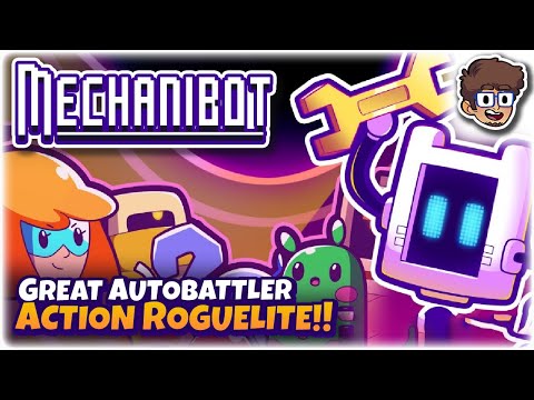 GREAT HYBRID AUTOBATTLER ACTION ROGUELITE! | Let's Try Mechanibot