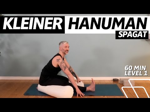 ⏰ 60:00 Minuten Beinrückseite & Hüftbeuger | Level 1 mit kl. Spagat | Einfache Yogastunde für alle