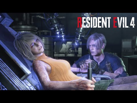 Leon Saves and Cures Ashley From the Plaga - RESIDENT EVIL 4 REMAKE (PS5)