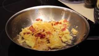 Scrambled Eggs in Stainless Steel