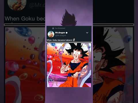 When Goku became kakarot 🗿[dbs]