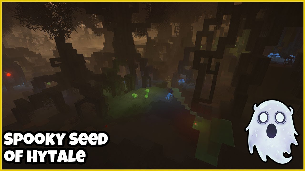 SPOOKY Build Seed Perfection in Hytale Charred Woodlands - Best Hytale Seeds world generation