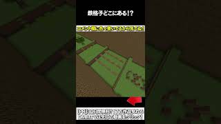 【マイクラ】鉄格子どこにあある！？ #マイクラ #マインクラフト #逃走中  #shorts