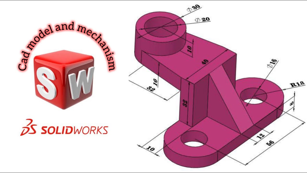 Solidworks tutorial for beginners Exercise 20 | #cad #solidworks #3d #3ddesign #mechanical
