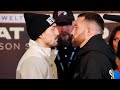 TEOFIMO LOPEZ INTIMIDATES SANDOR MARTIN! BACKS HIM UP DURING INTENSE FACE OFF AT PRESS CONFERENCE