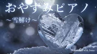 おやすみピアノ～雪解け～【Relax】【Suno】