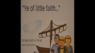 &quot;...Ye of little faith&quot;.