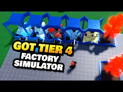 Reached Tier 4 in Factory Simulator!
