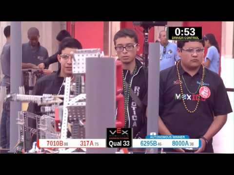 2015 VRC Arts Q33 - 7010B 317A vs 6295B 8000A - 30 to 72 - VEX Worlds 2015 - Arts Division