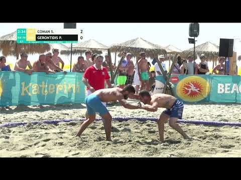 Round 3 Men's BW - 70 kg: S. COMAN (ROU) v. P. GERONTIDIS (GRE)