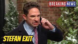 Brandon Barash was fired. Stefan's Emotional Exit from Days of Our Lives. Days of our lives spoilers
