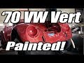 Classic VW BuGs 1970 Convertible Beetle Body Off Restoration Shell Painted!