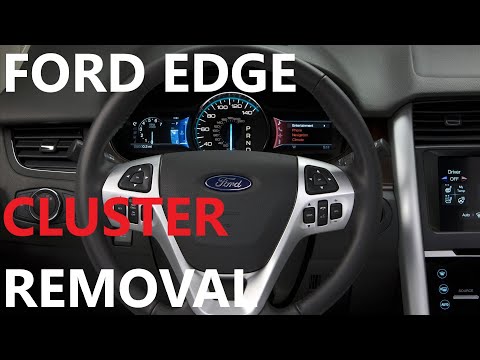 HOW TO REMOVE CLUSTER ON 11-14 FORD EDGE 2011 2012 2013 2014 2015 2010 2009 2008 REPLACE
