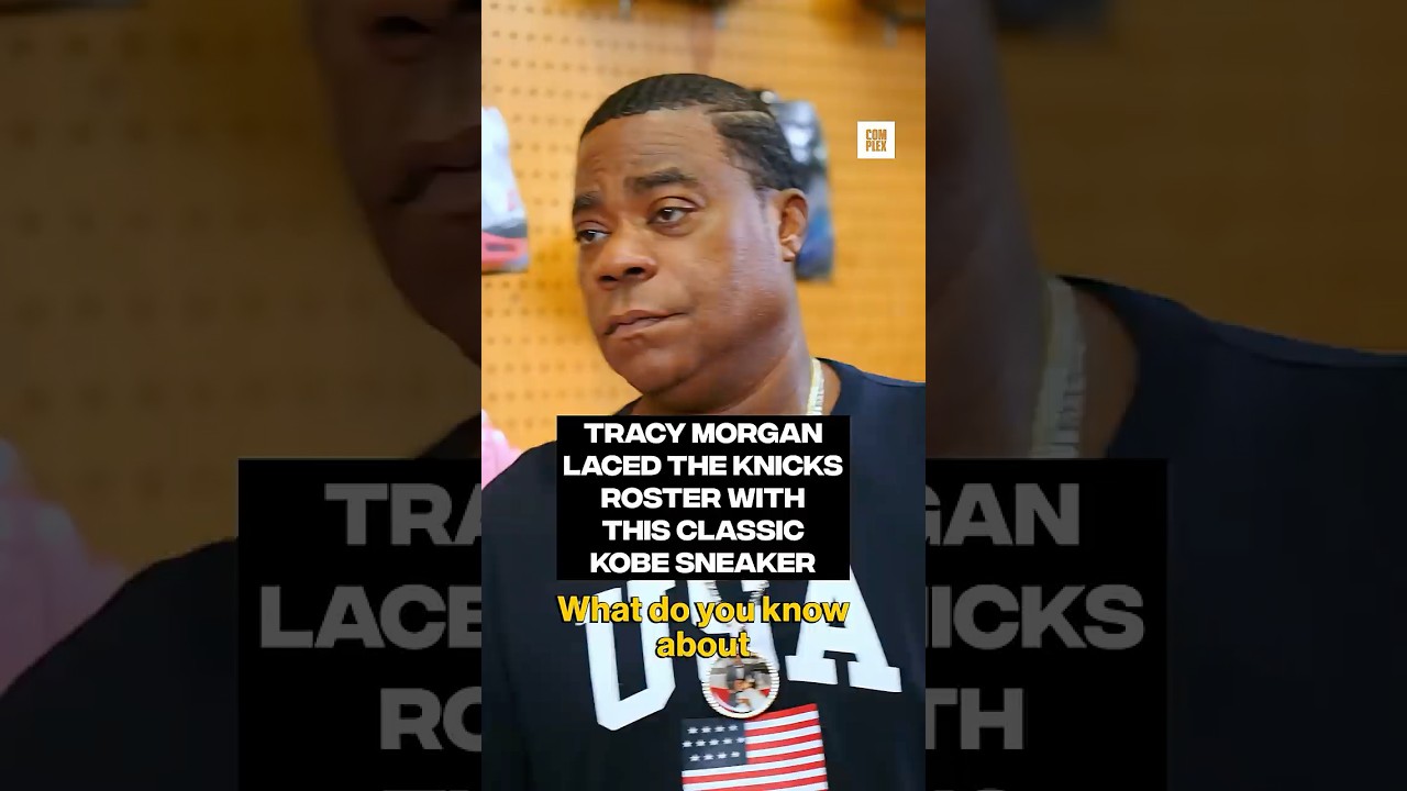 Tracy Morgan laced every Knicks player with rare Kobe's #SneakerShopping