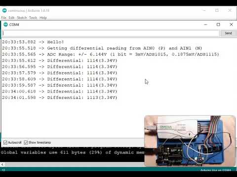 Arduino ADC ADS1015 wiring part 6