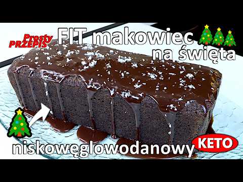 Makowiec japoński KETO 🎄 Bez cukru, bez mąki, idealny na święta
