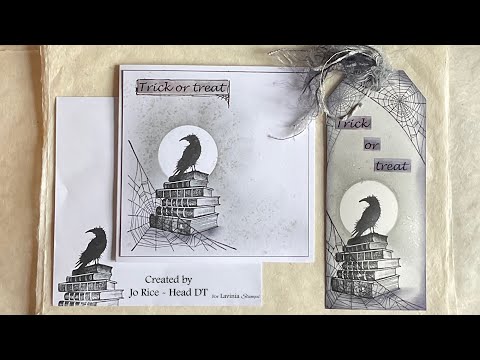 Trick or Treat Time by Jo Rice #laviniastamps #halloween #cardmaking