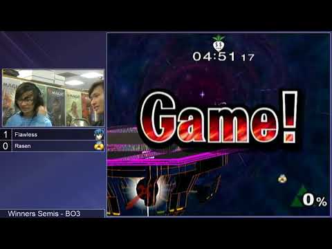 GSS 100 SSBM - Flawless (Marth) vs. Rasen (Sheik) - Melee WSF