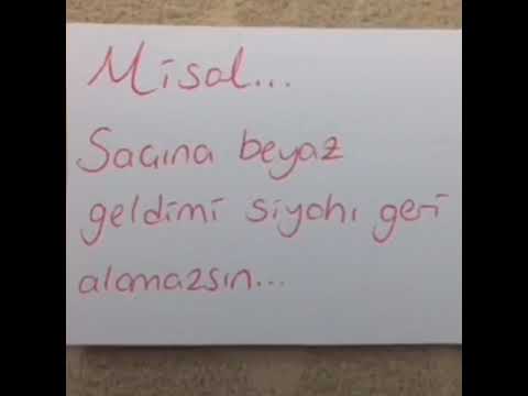 Misal  sacına beyaz geldimi