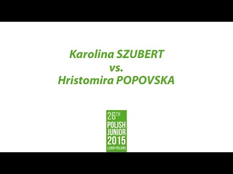 Polish Junior 2015 Lubin, Szubert vs. Popovska