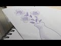 PENCIL Simple Flower Vase Basic Shading Techniques