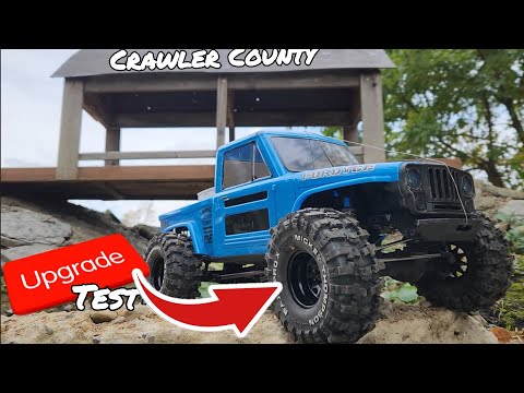 Vanquish VS410 fordyce tries proline mickey thompson baja pro x predator compound at Crawler County