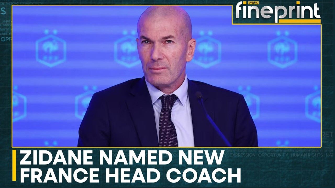 Zinedine Zidane Announced As France's New Head Coach | WION Fineprint