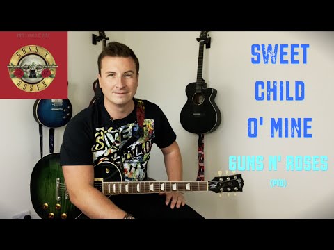 How Slash 🎩 REALLY plays Sweet Child O' Mine - Guns N' Roses (pt 6 verse 2 chords guitar lesson+tab)