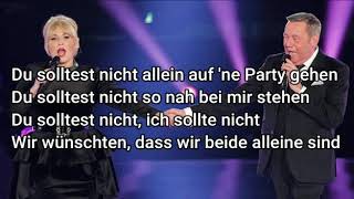 Roland Kaiser ,Maite Kelly-Warum hast du nicht nein gesagt (lyrics Video)