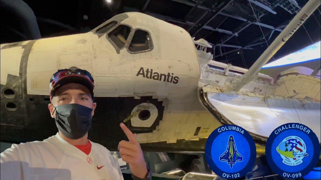 Space Shuttle Atlantis And The Kennedy Space Center In Cape Canaveral Florida