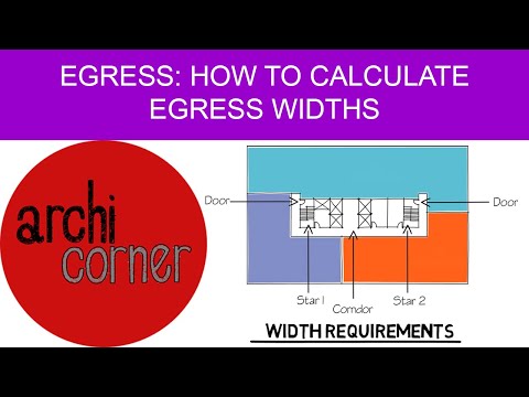 AC 011 - Egress: How to Calculate Egress Widths.